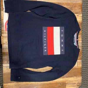 Large Blue Tommy Hilfiger Pull Over new condition